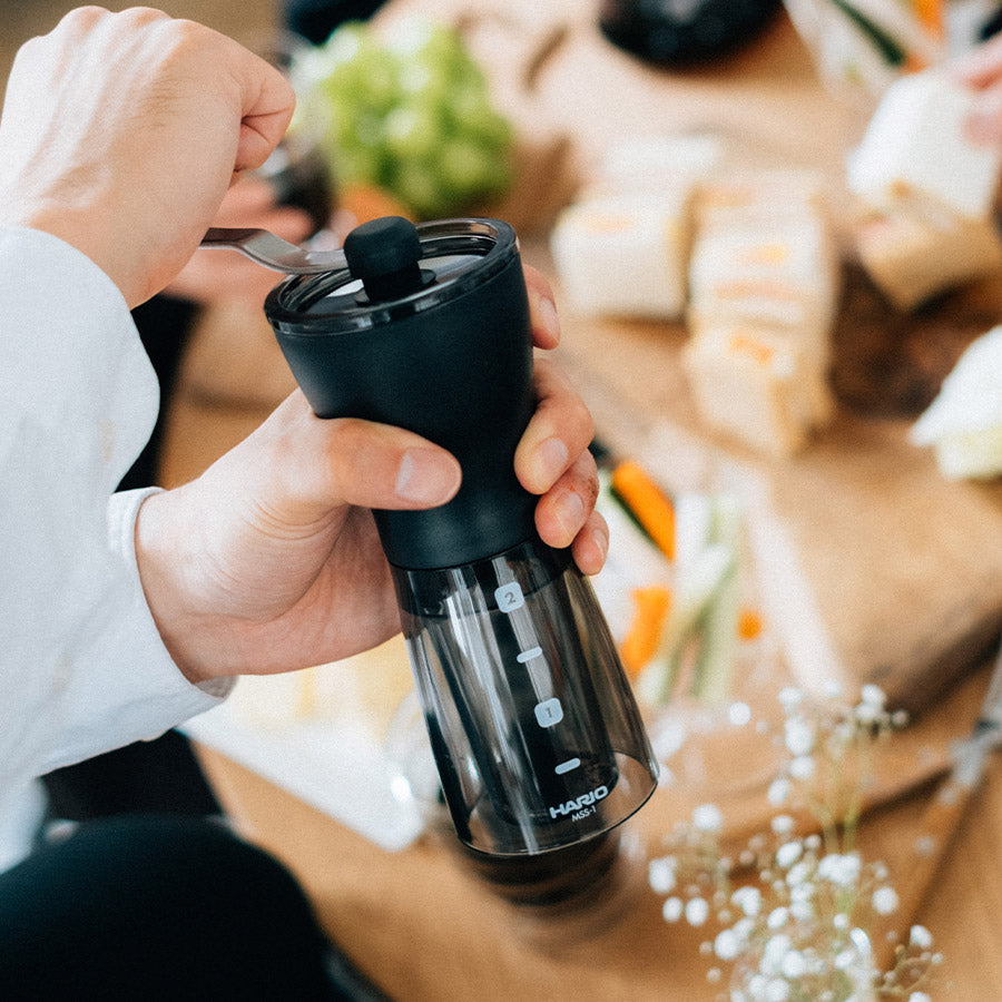 Hario Ceramic Coffee Mill Mini-Slim Plus