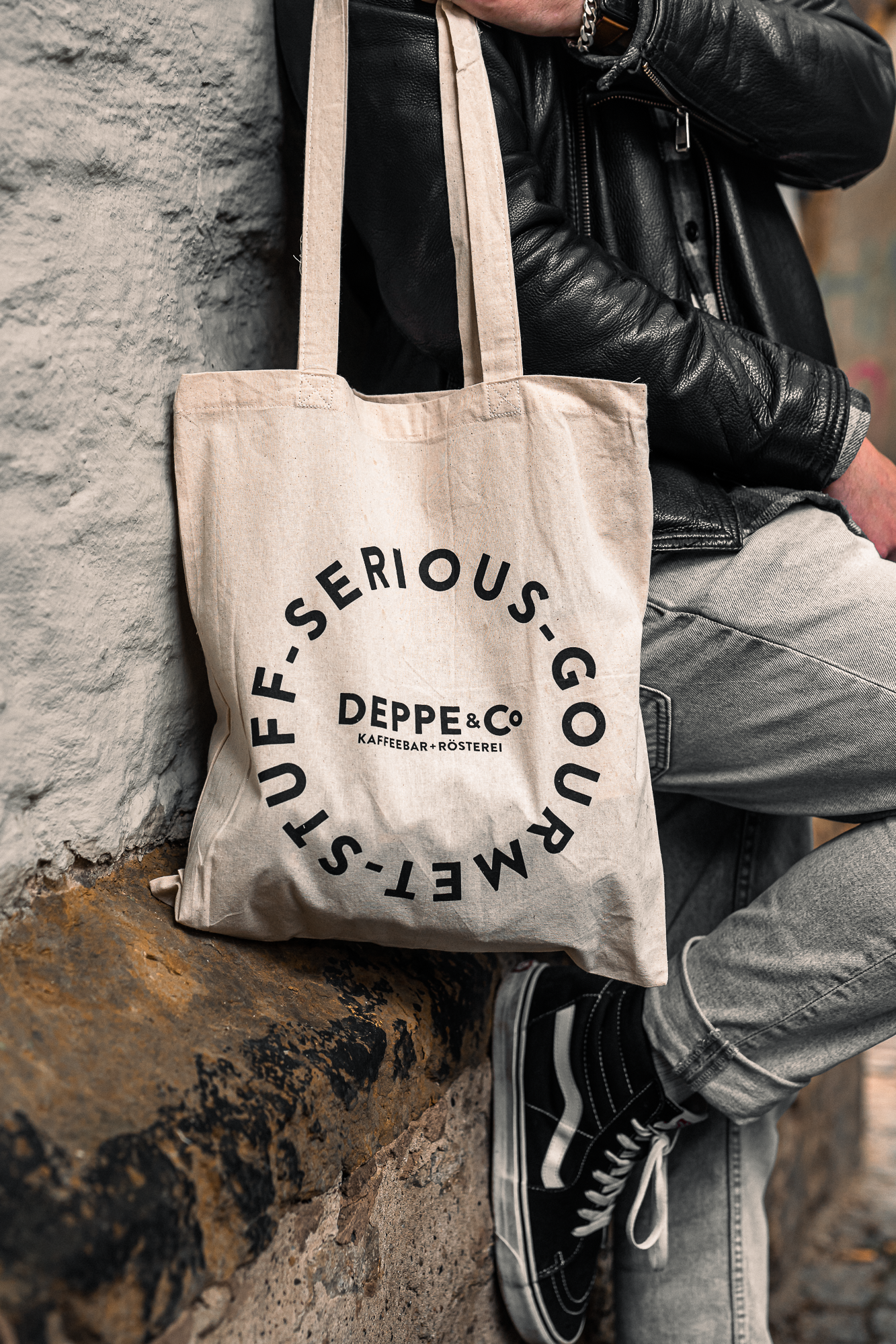 Baumwolltasche „Serious Gourmet Stuff“