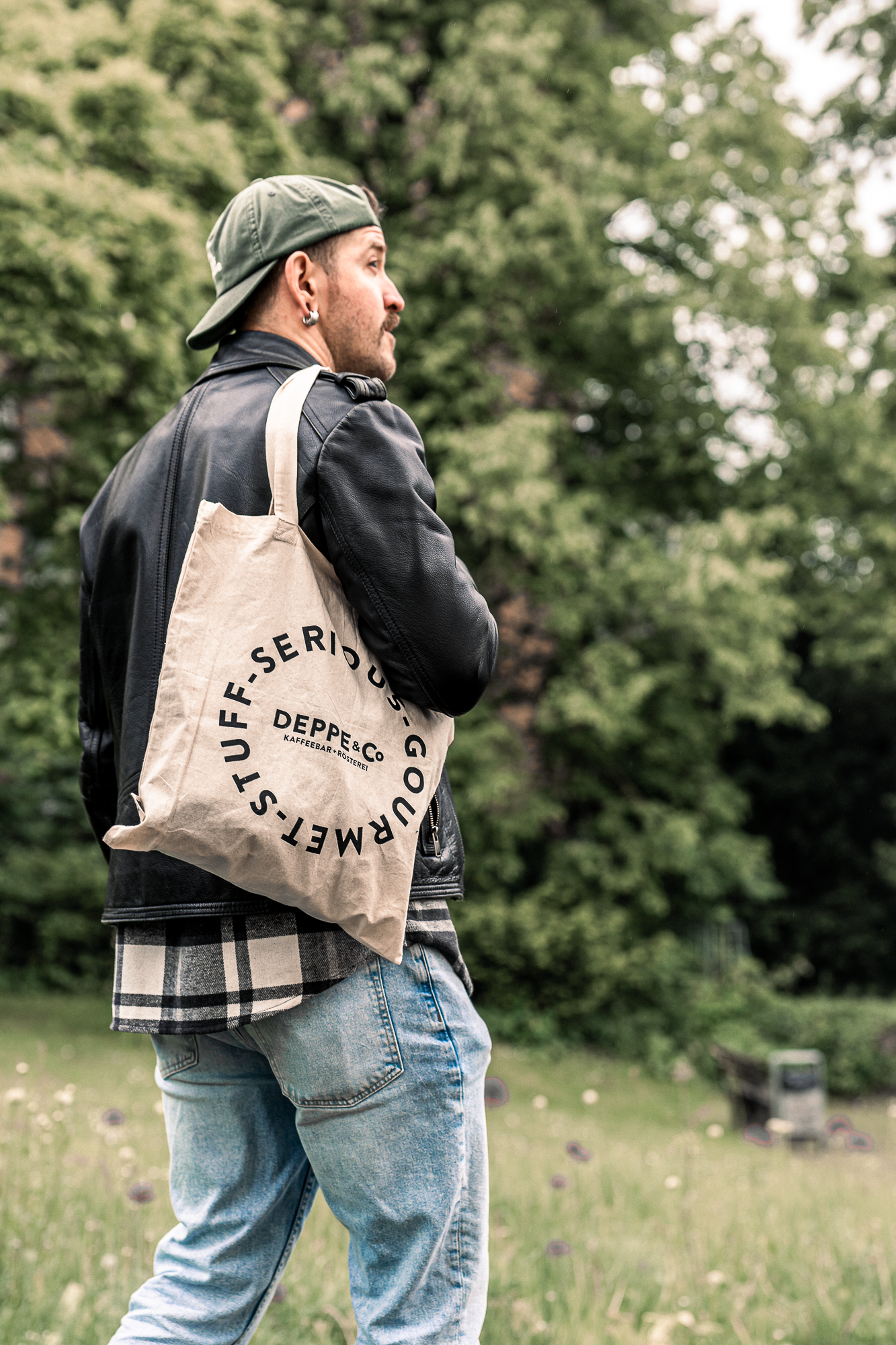 Baumwolltasche „Serious Gourmet Stuff“