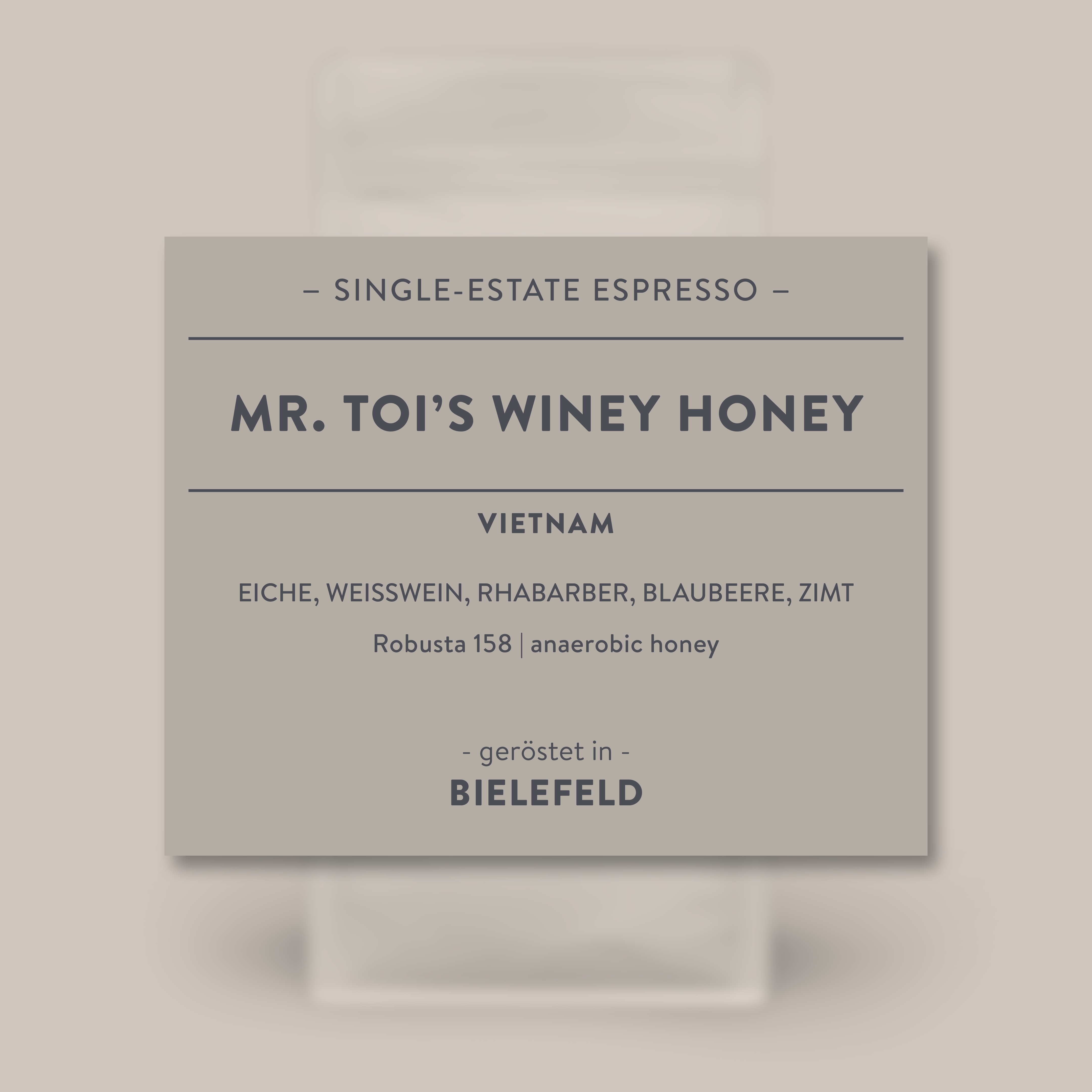 Mr. Toi´s Winey Honey